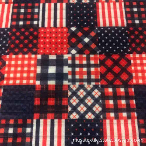Polyester Double Brushed 4x4 Rib Knit Fabric